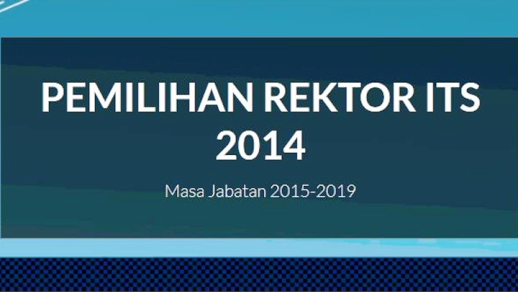 FOTO : ilutrasi pemilihan rektor ITS tahun 2014 untuk masa bakti 2015-2019. 
